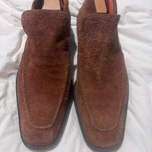 Etro MilanEl Elegant Brown Suede Loafers for Men ,Made in Italy